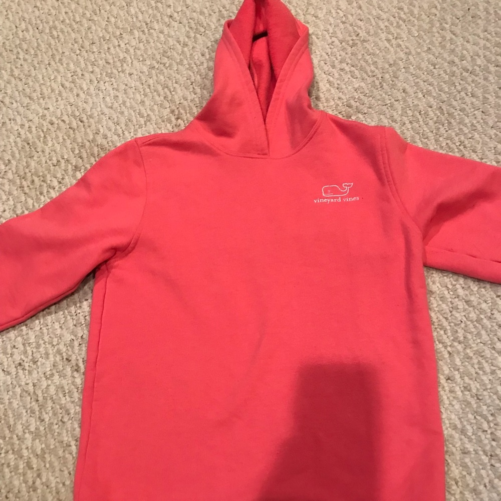 Girls Vineyard Vines girls sweatshirt coral
